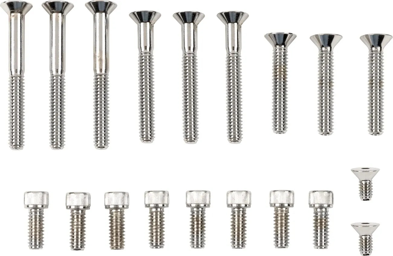 DRAG SPECIALTIES Bultset för primär/ transmissionssida och derbylock bild 1 PMMEDIA:f291e34133f6d553