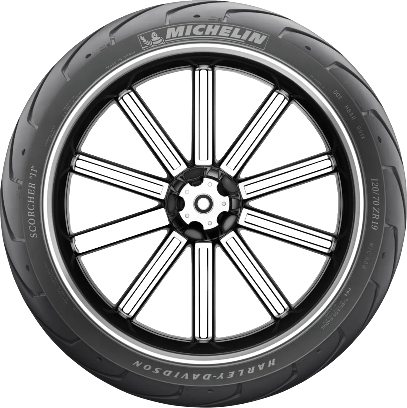 Michelin Scorcher 11 Gatudäck (OEM) fram bild 7 PMMEDIA:7531cd5a0d91faec