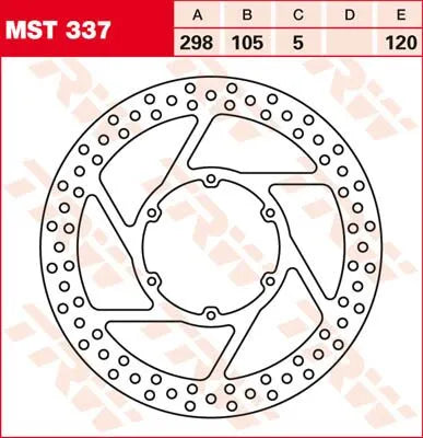 TRW MST337 Fast Bromsskiva 250-299mm bild 1 PMMEDIA:0a402f6a781f910d