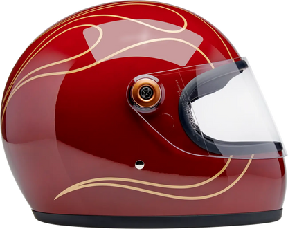 BILTWELL Gringo S Hjälm Glans Röd med Flames Small bild 8 PMMEDIA:e50c54b8322223cd
