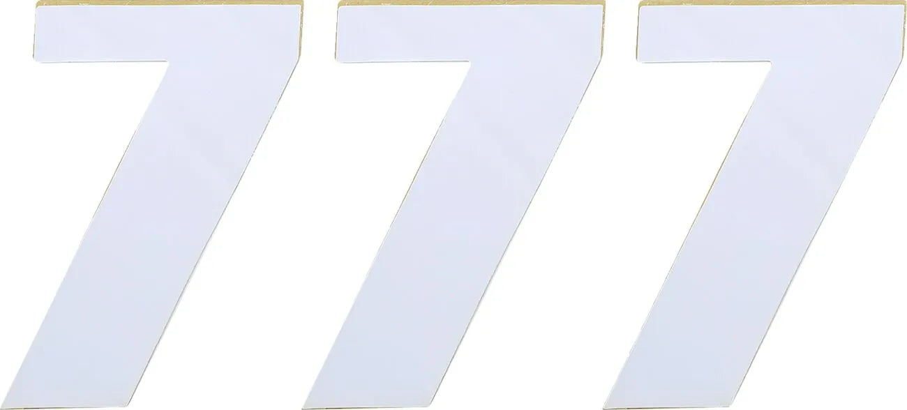 MOOSE OFFROAD HARD-PARTS Vinyl Race Numbers #7 4,5" Vit bild 1 PMMEDIA:f7721f902859db39