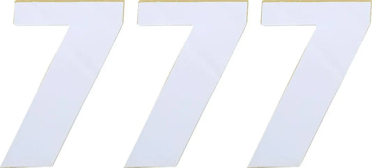 MOOSE OFFROAD HARD-PARTS Vinyl Race Numbers #7 4,5" Vit bild 1 PMMEDIA:f7721f902859db39