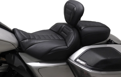 Mustang Deluxe Touring Solo Seat Sadlar Harley Touring bild 14 PMMEDIA:bd514fe67693a76e