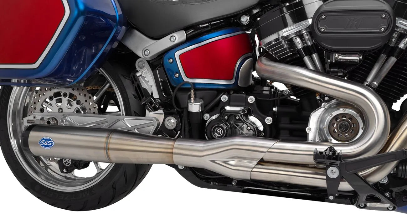 S&S CYCLE 2-into-1 Superstreet Avgassystem för M8 Softail 2018+ bild 10 PMMEDIA:f4000fe3e729949a