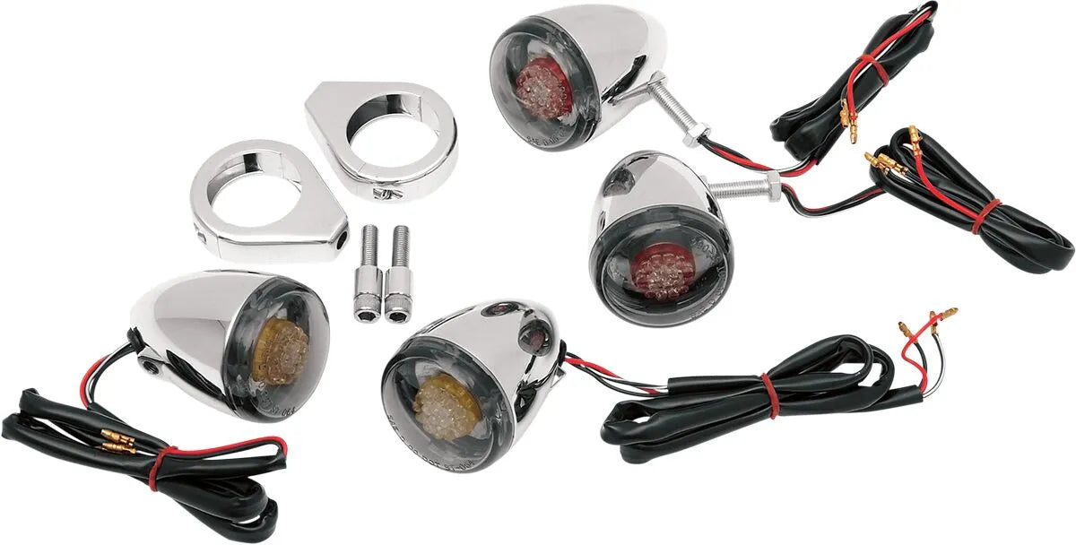 Drag Specialties Bullet-Style Turn Signal Kit Blinkers bild 3 PMMEDIA:7710cb317cb2a320