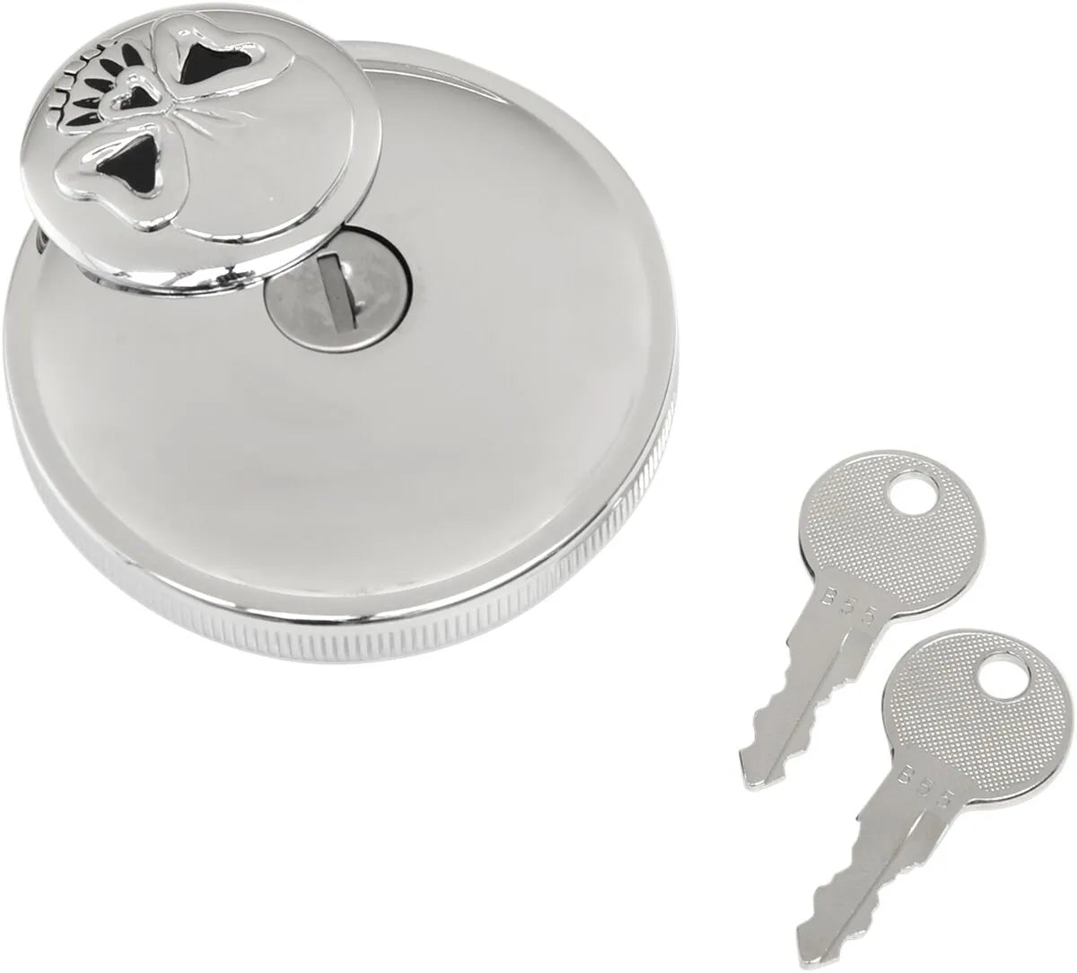 Drag Specialties Screw-In Locking Skull Gas Cap Tanklock bild 3 PMMEDIA:89a27675b98e249e