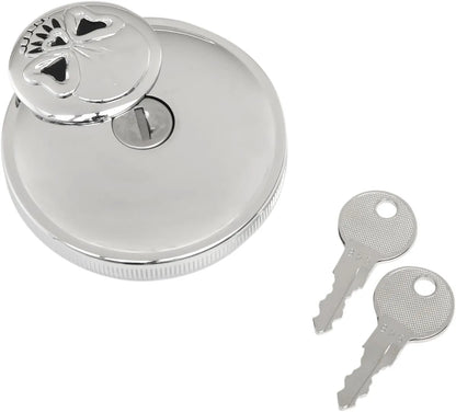 Drag Specialties Screw-In Locking Skull Gas Cap Tanklock bild 3 PMMEDIA:89a27675b98e249e