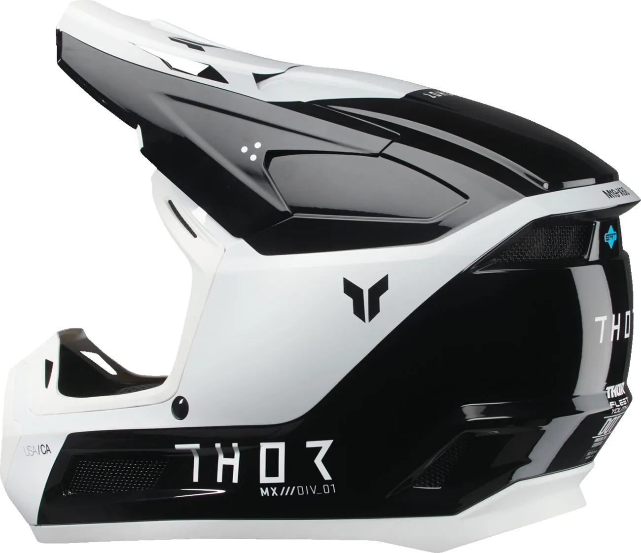 Thor Youth Fleet Storm Offroadhjälm integral barn bild 10 PMMEDIA:8d49a229403df963