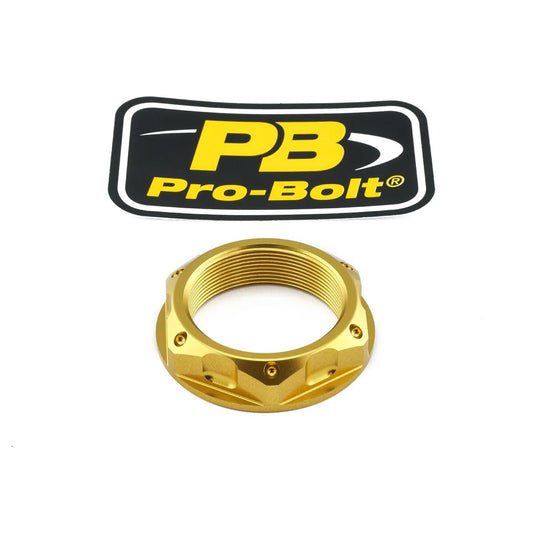 PRO BOLT Aluminium Top Yoke Mutter M33x1.00 Guld bild 1 PMMEDIA:c4468ad87ad76cbb