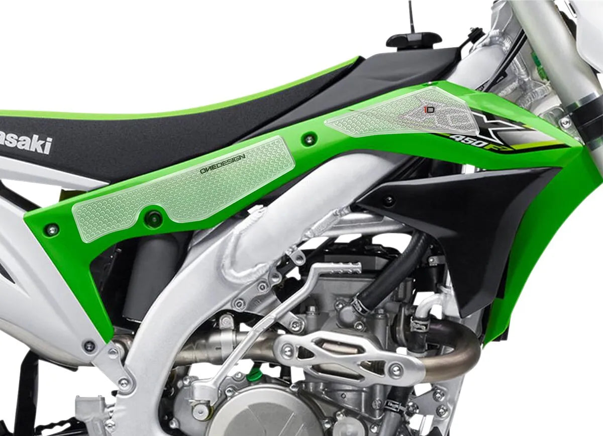ONEDESIGN sidotanksskydd KX450F transparent bild 3 PMMEDIA:fcb5cef0d9f2642c