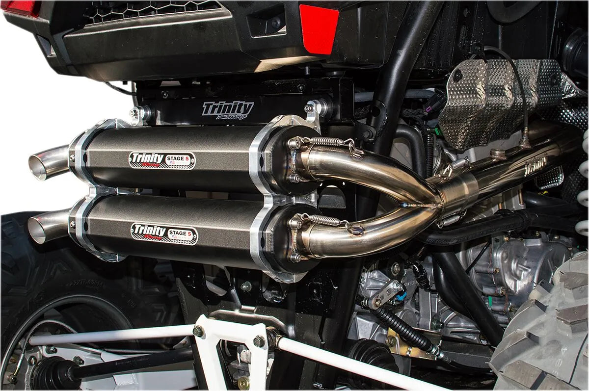 TRINITY RACING Stage 5 Dual Avgasystem för RZR XP T bild 1 PMMEDIA:f1a8d00b6ad5925e