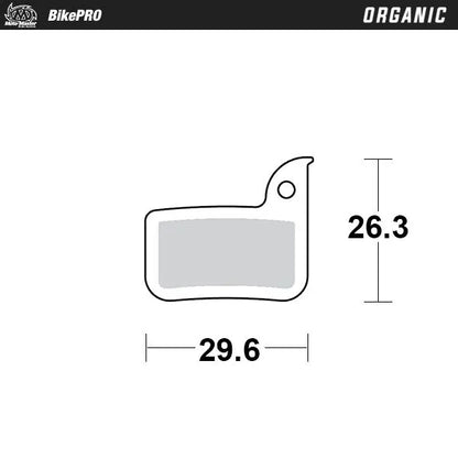 MOTO-MASTER Organiska Bromsbelägg bild 1 PMMEDIA:d05bd8ddef7cd046