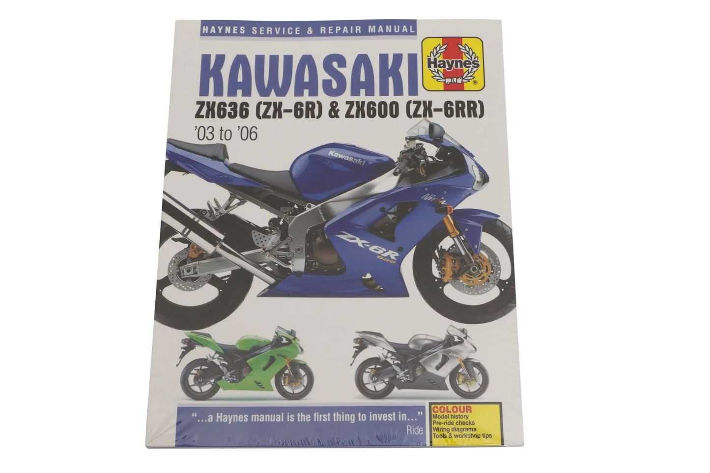 HAYNES Servicehandbok Kawasaki ZX 6R 03-06 bild 1 PMMEDIA:a95d2553bfb85631