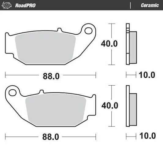 Moto Master Ceramic Brake Pads Bromsbelägg keramik bild 2 PMMEDIA:1598f0ca9ae9a29b