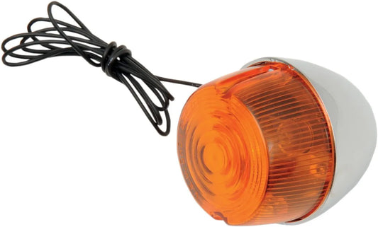 CHRIS PRODUCTS Blinkers med bärnstensfärgat glas, krom bild 1 PMMEDIA:1a39ac703695ab3b