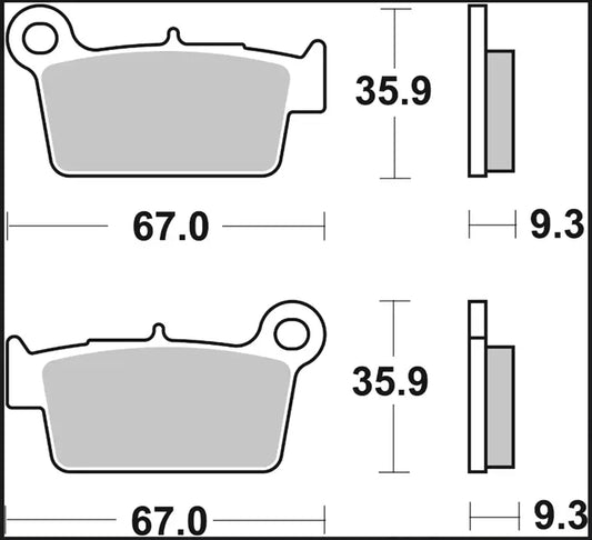 BREMBO Bromsbelägg Carbon Ceramic TT Prime Line bild 2 PMMEDIA:a246ce50ff4c2ea6