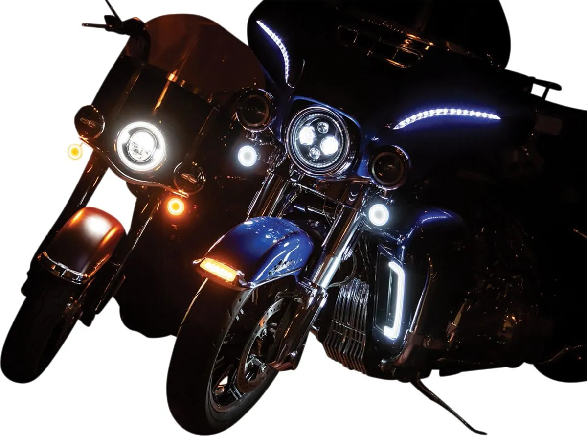 Kuryakyn Tracer L.E.D. Front Turn Signal Conversions Blinkers bild 11 PMMEDIA:19a791b5b75607d8
