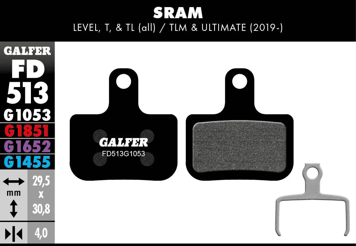 GALFER G1053 Standard Bromsbelägg bild 1 PMMEDIA:bd78d8d341250b65