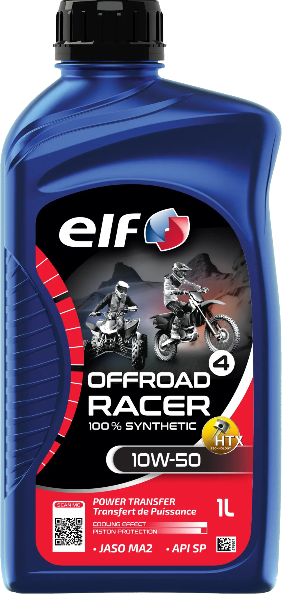 Elf Off-Road 4 Racer 10W-50 SYN Oil 2-takts oljor bild 1 PMMEDIA:5b6a9324d756851b