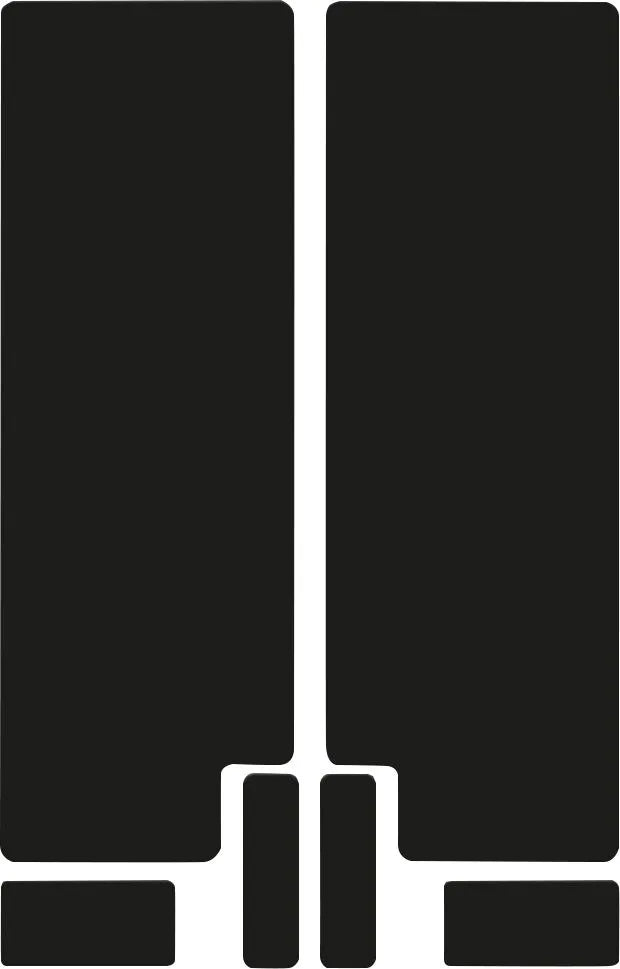 ALGIS Fork Decal Svart Matt bild 1 PMMEDIA:d1641928bcdde6b6