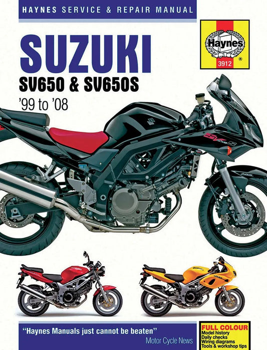 HAYNES Reparationsmanual för Suzuki SV650 bild 1 PMMEDIA:990bf418c222498f