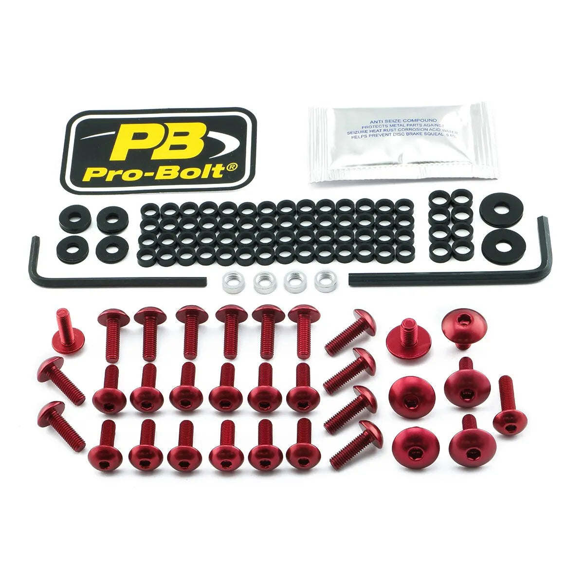 PRO BOLT Aluminium Fairing Bolt Kit för Ducati bild 1 PMMEDIA:d34f3b139e12d80a