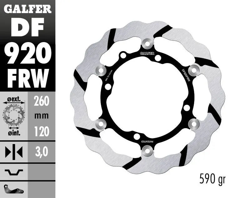GALFER Bromsskiva Flytande Wave Grooved bild 2 PMMEDIA:7d6ecf0e82b2a7c8
