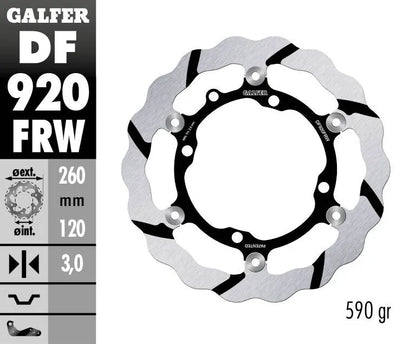 GALFER Bromsskiva Flytande Wave Grooved bild 2 PMMEDIA:7d6ecf0e82b2a7c8