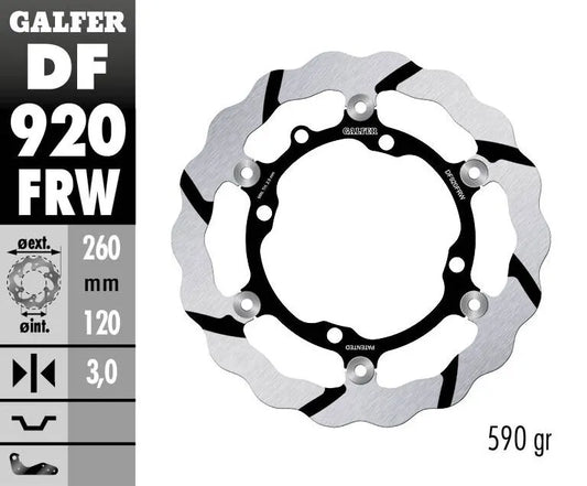 GALFER Bromsskiva Flytande Wave Grooved bild 2 PMMEDIA:7d6ecf0e82b2a7c8