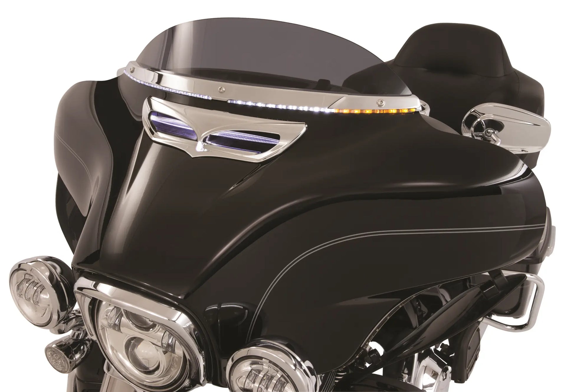 CIRO Windshield Trim i stål med LED-ljus bild 2 PMMEDIA:7daf45ae85c45990