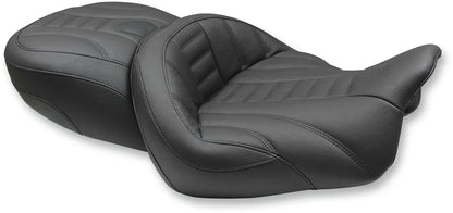 Mustang Super Touring 2-Up Vinyl Seat Sadlar Harley Touring bild 1 PMMEDIA:9a9a9244b97fde76