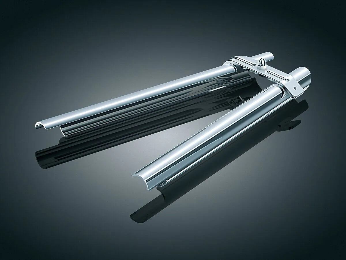 KURYAKYN Chrome Down Tube Covers för Softail 2000-2006 bild 3 PMMEDIA:33f9da988f1ef402