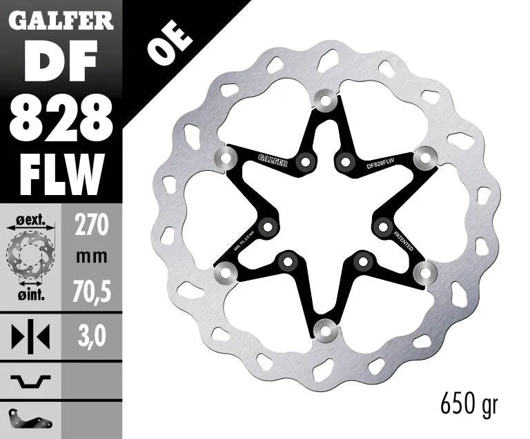Galfer BRAKE ROTOR FLOATING WAVE GROOVED Bromsskivor offroad bild 4 PMMEDIA:ae1b72cefc542667