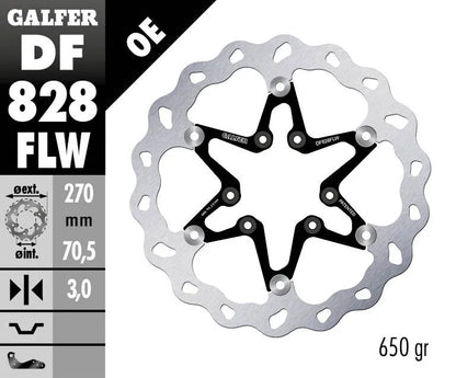 Galfer BRAKE ROTOR FLOATING WAVE GROOVED Bromsskivor offroad bild 4 PMMEDIA:ae1b72cefc542667