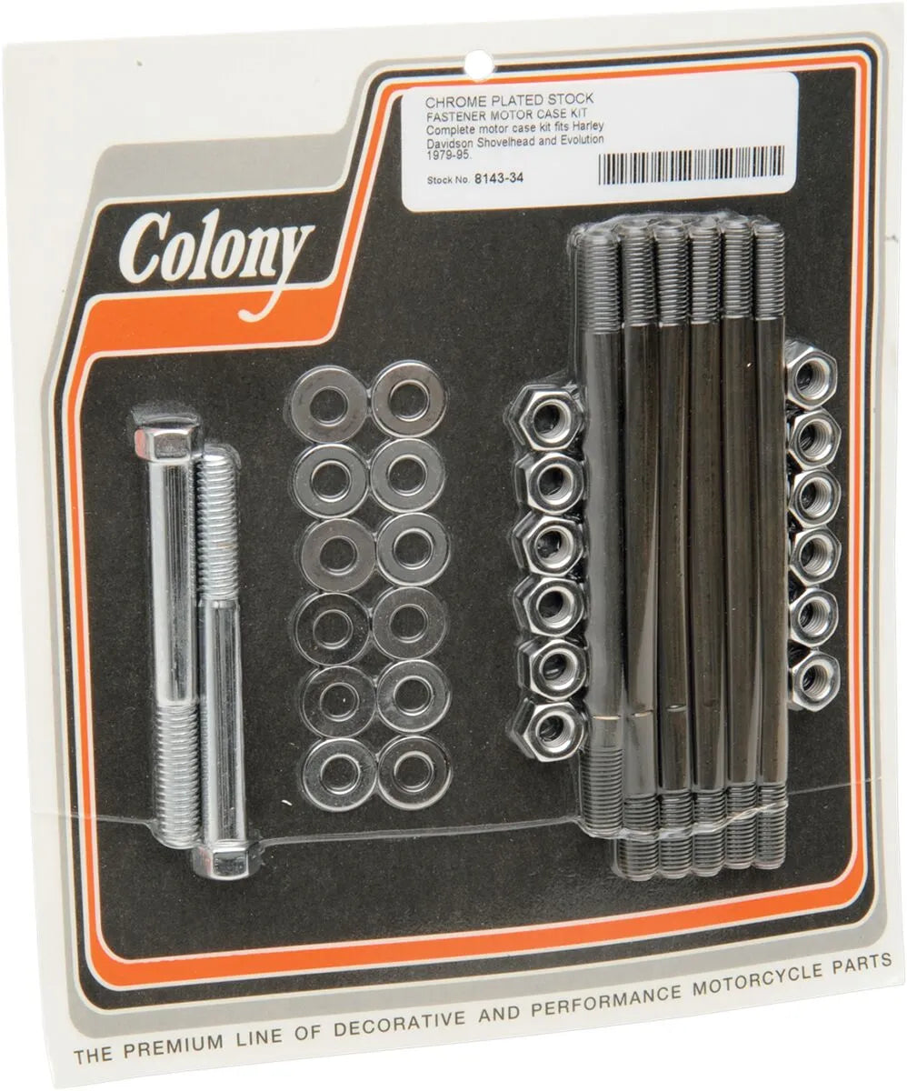 COLONY Motor Case Studs 79-95 BT Krom bild 2 PMMEDIA:f105644d7d63898a