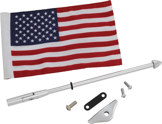 SHOW CHROME Fällbar Flagga med USA-flagga GL1800 18" bild 1 PMMEDIA:6933c12049dcf789