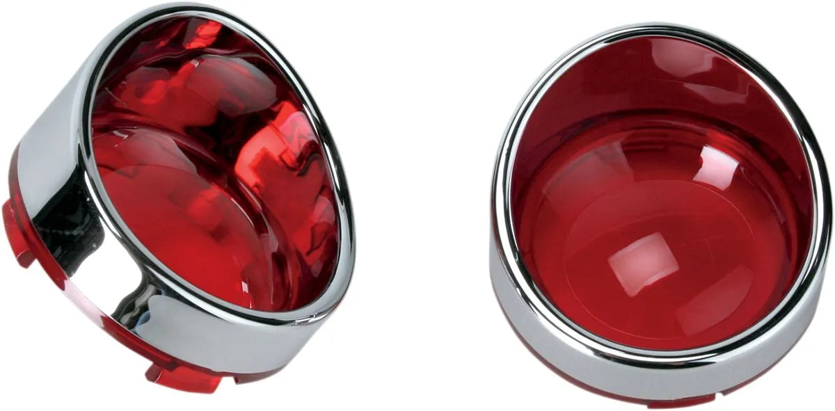 Drag Specialties Visor-Style Bezel and Lens for Deuce-Style Turn Signals Blinkers bild 5 PMMEDIA:aaffd5646619b7ce