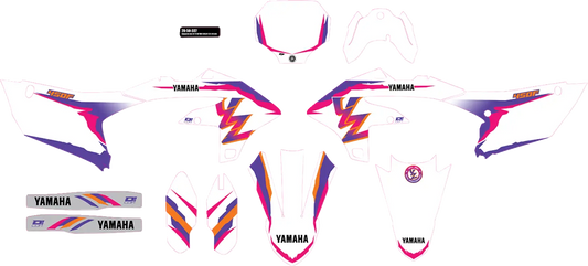 D'COR VISUALS Complete Graphics Kit YZ 450 Retro bild 1 PMMEDIA:571abe61f89ce2f7