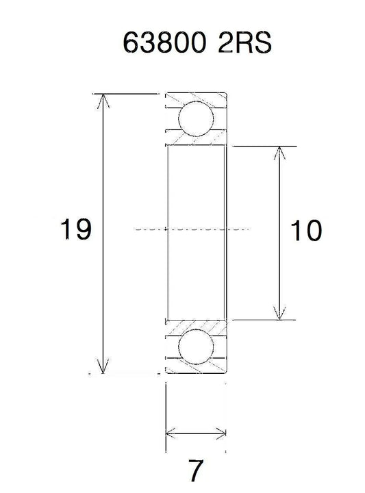BLACK BEARING B3 Lager 10x19x7 mm bild 1 PMMEDIA:c77d7ec4f67f90e5