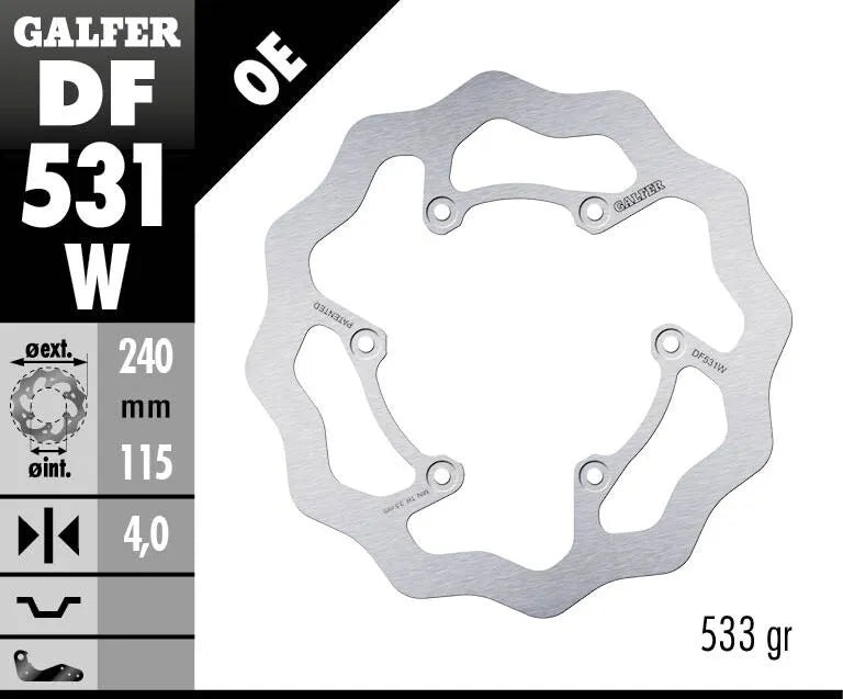 GALFER Wave® Bromsskiva Fast bild 2 PMMEDIA:32778250c0718c10