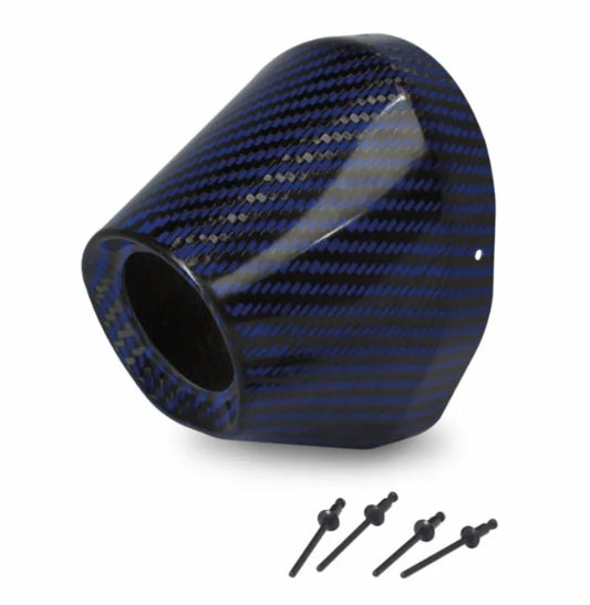 PRO CIRCUIT Kolfiber End Cap 4.5" med 1.75" hål blå bild 1 PMMEDIA:b2de94bb37b27567