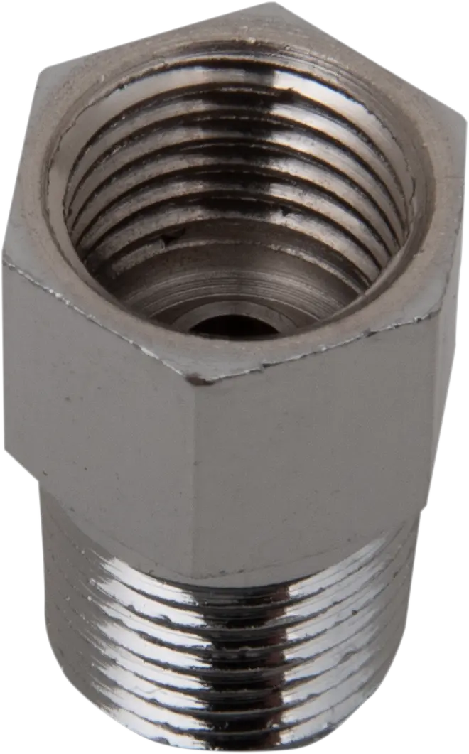 DRAG SPECIALTIES Adapter i kromat stål 1/8NPT till 3/8-24 bild 1 PMMEDIA:e7442c7b59f04711