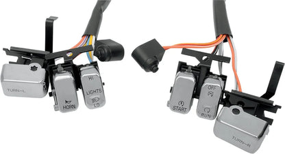 DRAG SPECIALTIES Switch Kit för styrkontroller krom 1996-2013 BT bild 1 PMMEDIA:b51ce25f07e4674b