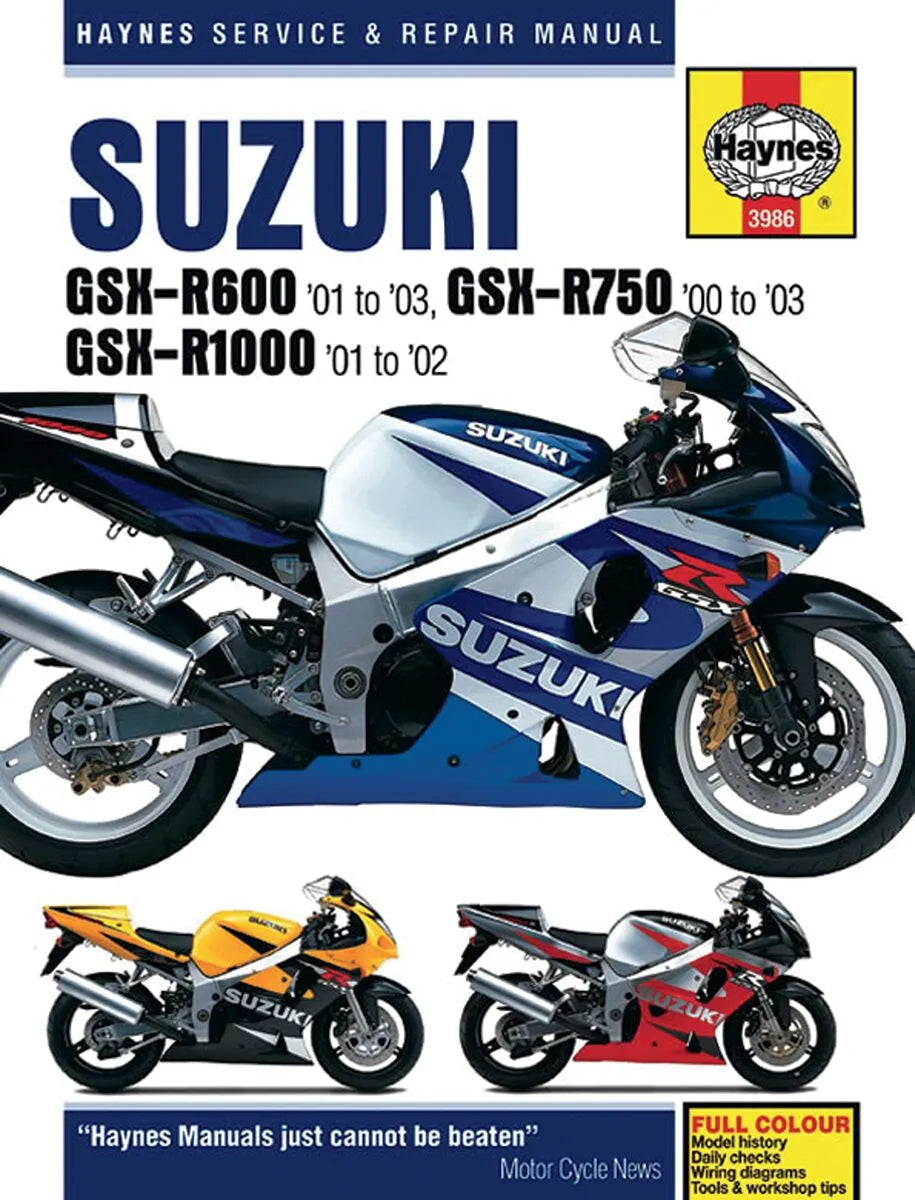 HAYNES Reparationsmanual för Suzuki GSXR bild 1 PMMEDIA:48a46378c7a2c515