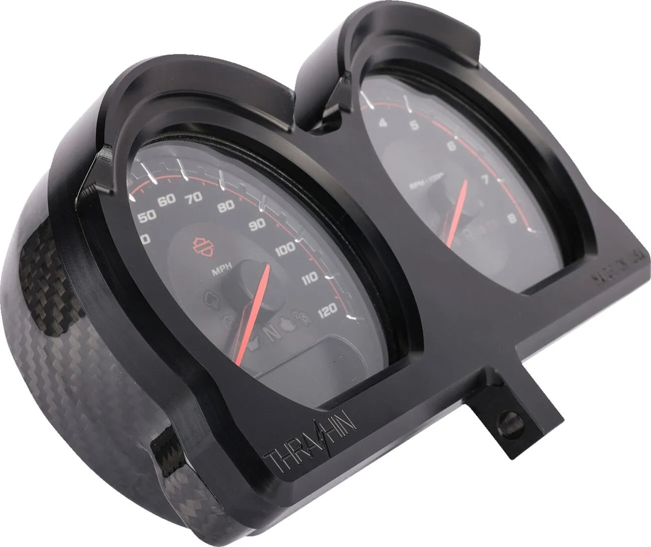 Thrashin Supply Co Gauge Relocation Kit Hastighetsmätare bild 1 PMMEDIA:37e86e08c9f254ce