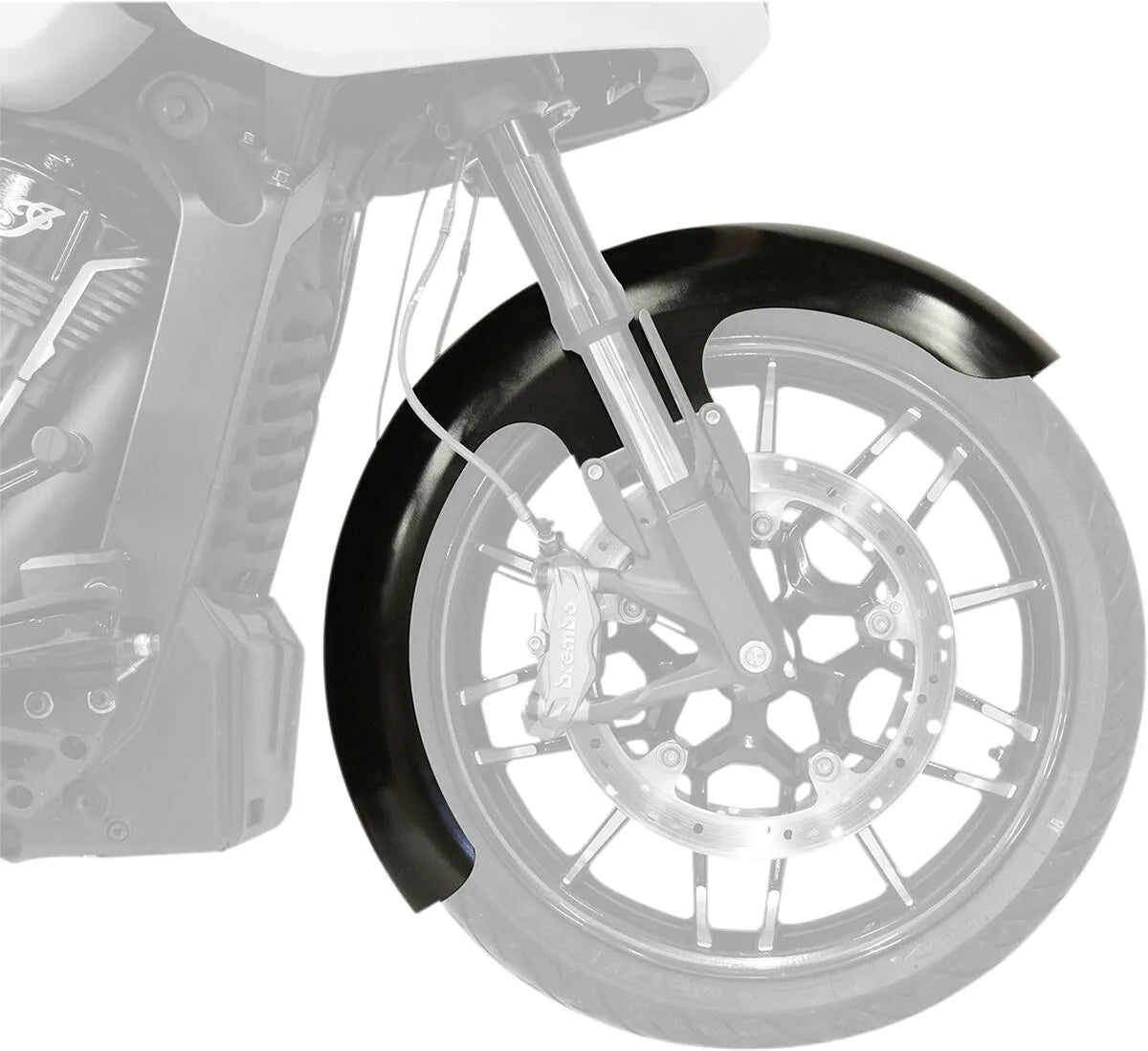 Klock Werks Tire Hugger Series Front Fender Gatmotorcyklar bild 6 PMMEDIA:4d6a6152ff83134b