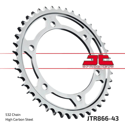 JT SPROCKETS Bakdrev Stål 43T bild 1 PMMEDIA:b866c9bf4116a2b0