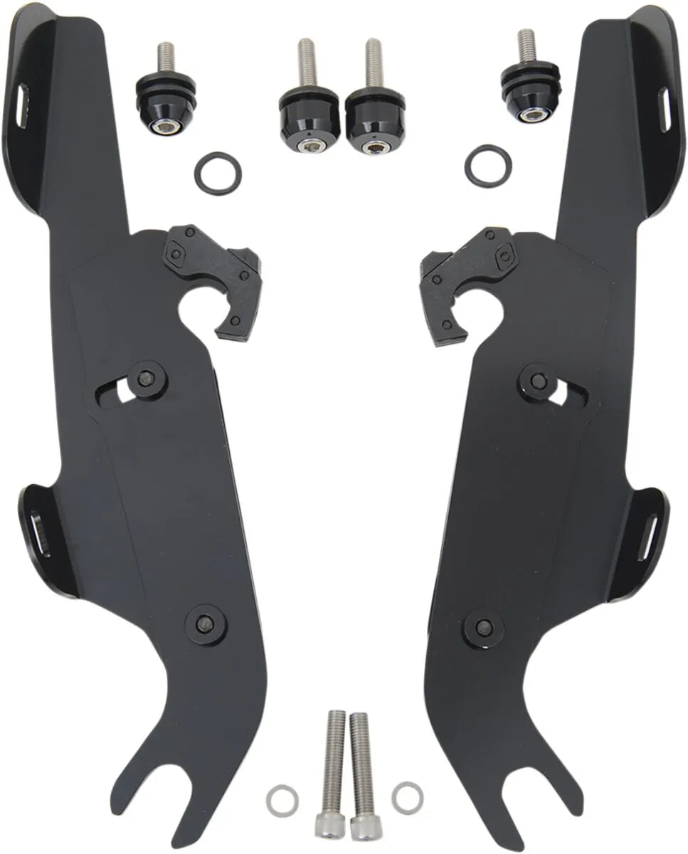 Memphis Shades Hd Fats/Slim Windshield Trigger-Lock Complete Mount Kit Fästdelar & kit för vindrutor bild 17 PMMEDIA:c57136772ece9084
