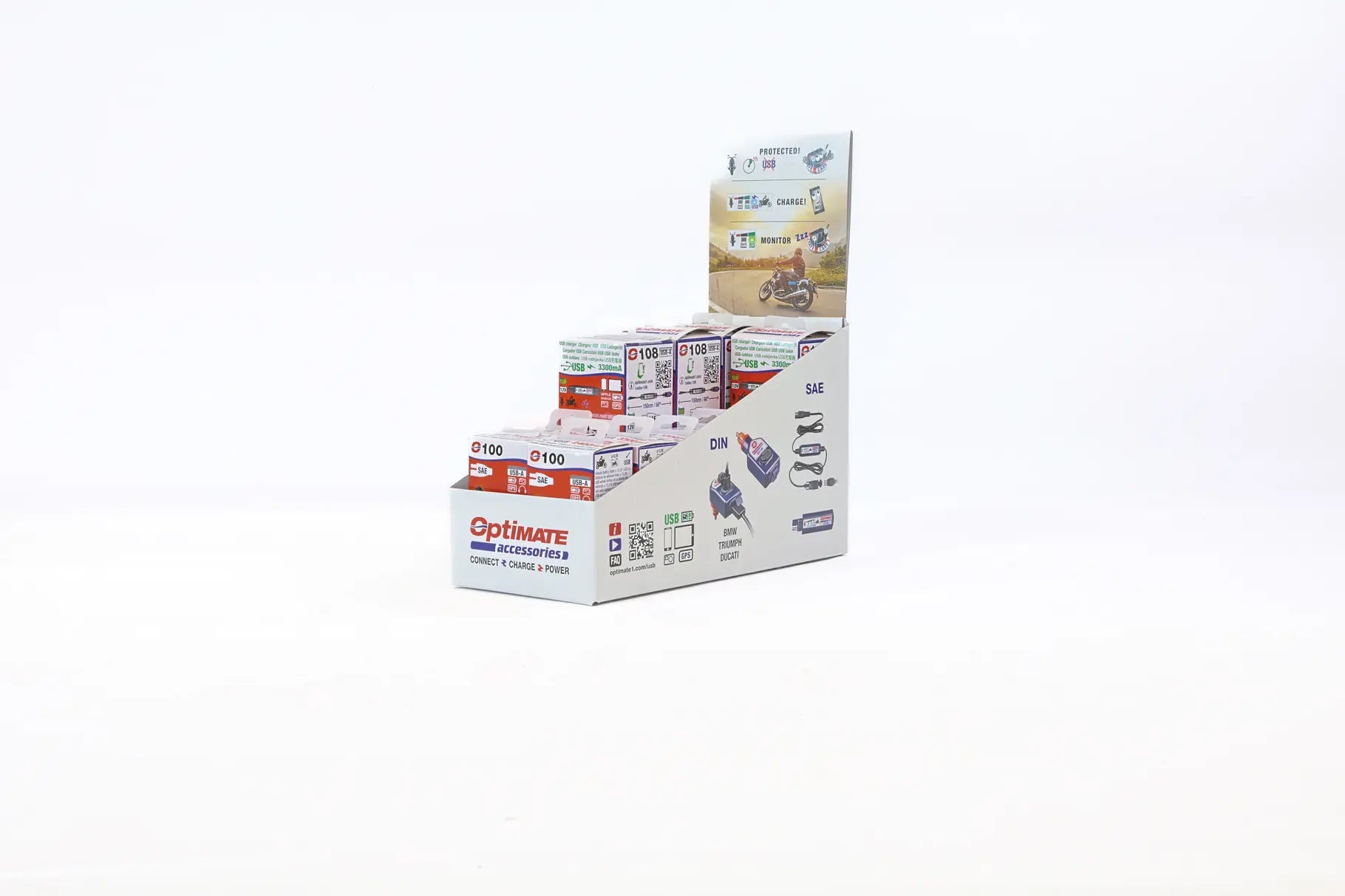 TECMATE USB-laddare Display med 5 olika USB-produkter bild 4 PMMEDIA:e89048e0dc12294a