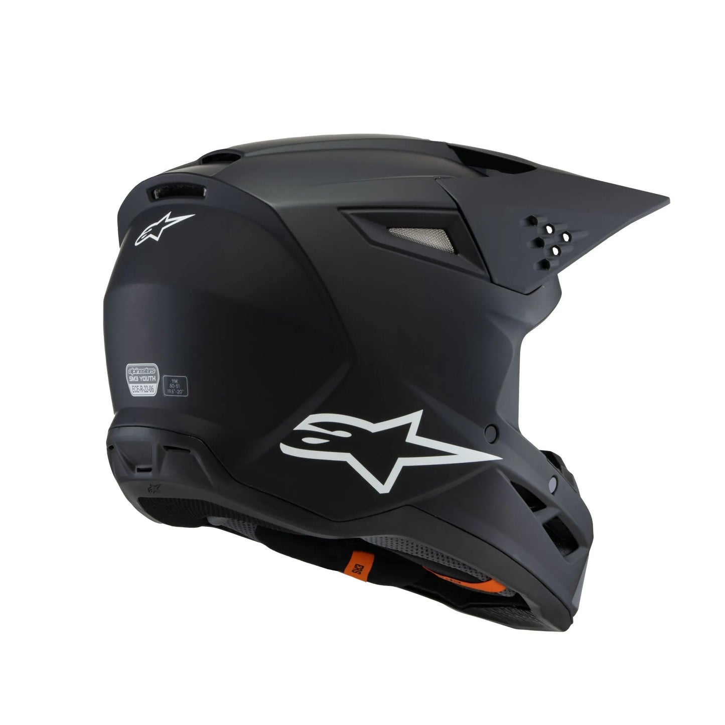Alpinestars(Mx) Youth SM3 Solid Offroadhjälm integral barn bild 3 PMMEDIA:5c3adf0370fc0eda
